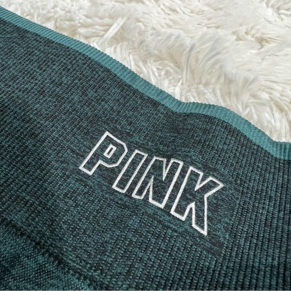 Victoria’s Secret PINK Seamless leggings size S 2 pairs - orange and green - Picture 4 of 11